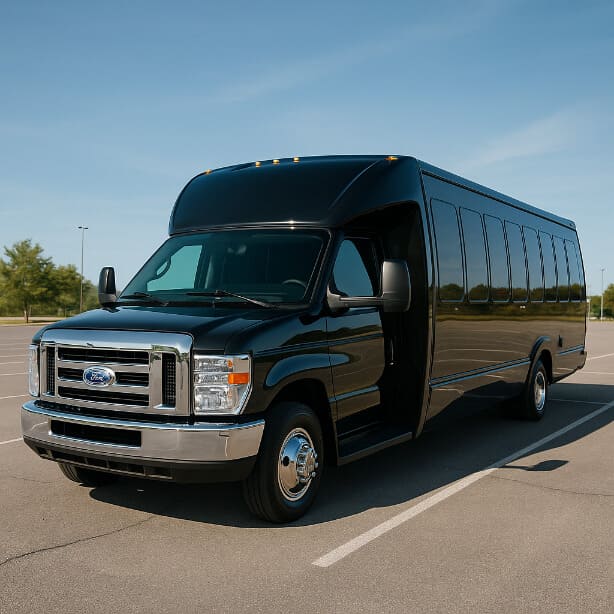 Clovis Shuttle Bus Rentals 18 Passenger Shuttle Bus